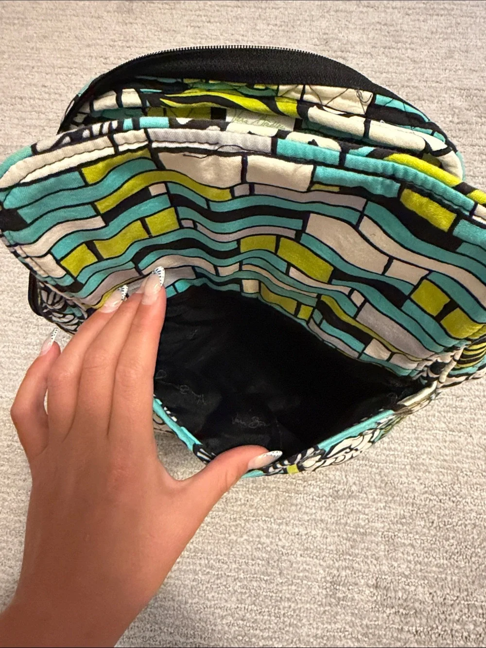 Vera Bradley compact quilted